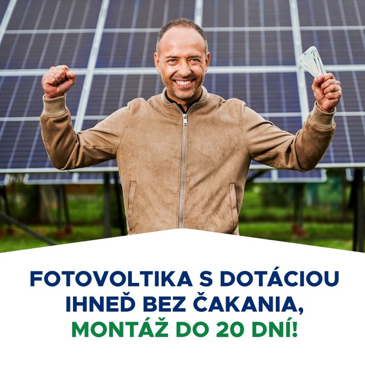 Zaobstarajte si fotovoltiku v spolupráci s Woodcote Energy a na dotáciu nečakajte! Zaplatíte len obstarávaciu cenu okamžite zníž…