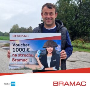 Predstavujeme ďalšieho výhercu 🏆 voucheru v hodnote 1000 Eur na nákup strechy BMI Bramac/ Braas