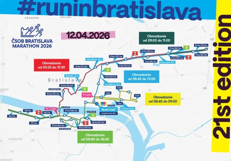 DOPRAVNÉ OBMEDZENIA I Víkendový maratón ⬇️⬇️⬇️