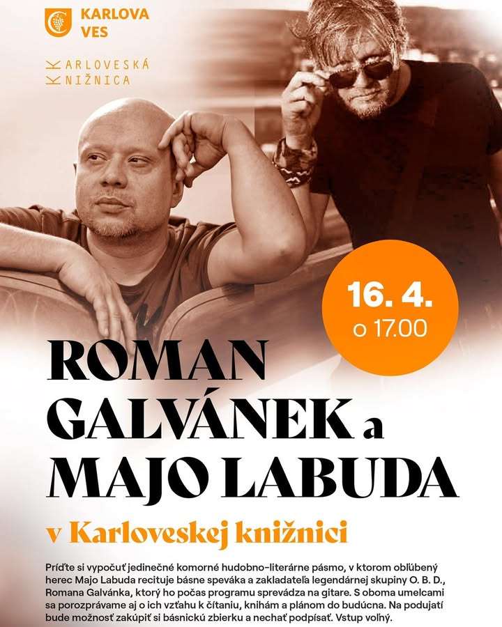 DO KNIŽNICE ZAVÍTA MAJO LABUDA A ROMAN GALVÁNEK 📚🎤🎸
