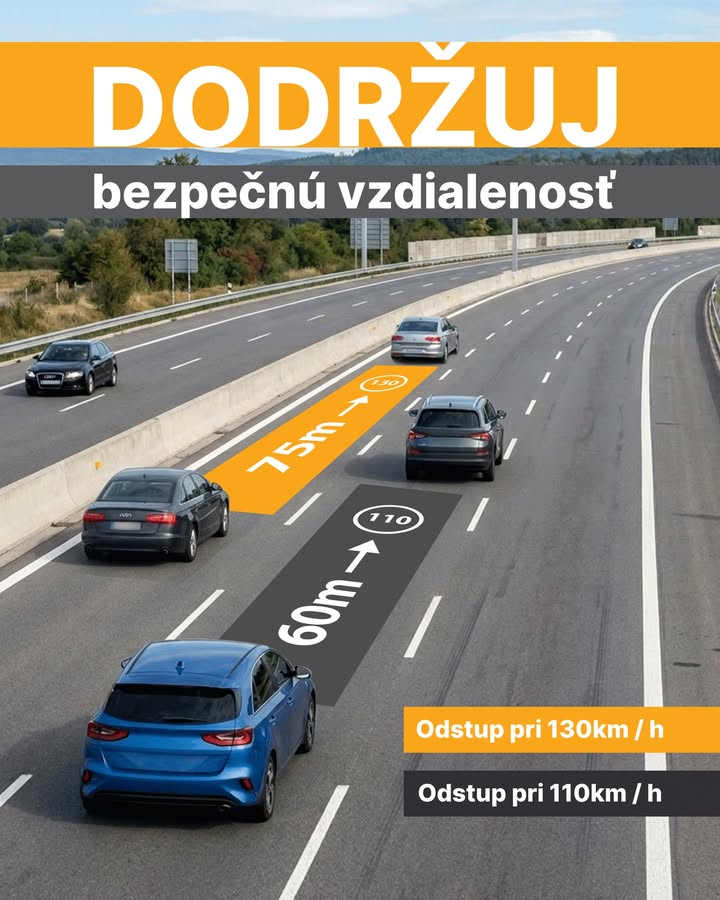 PRVÉ PRAVIDLO BEZPEČNOSTI NA DIAĽNICI?