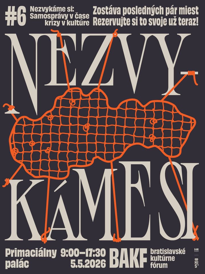 💬🏙️ Ostáva už len posledných pár miest na šieste Bratislavské kultúrne fórum s podtitulom Nezvykáme si: Samosprávy v čase krízy …