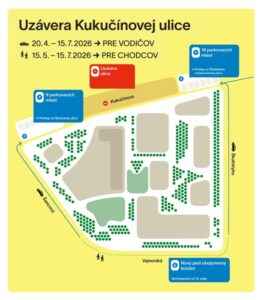 🚧👷‍♂️ Dopravné obmedzenia na Kukučínovej ulici